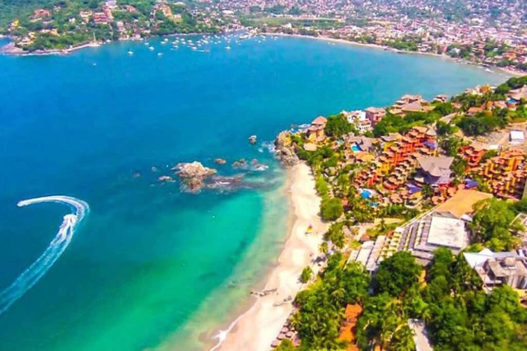 Ixtapa Al Mejor Precio, "Casa Las Conchas" 锡瓦塔塔内霍 外观 照片